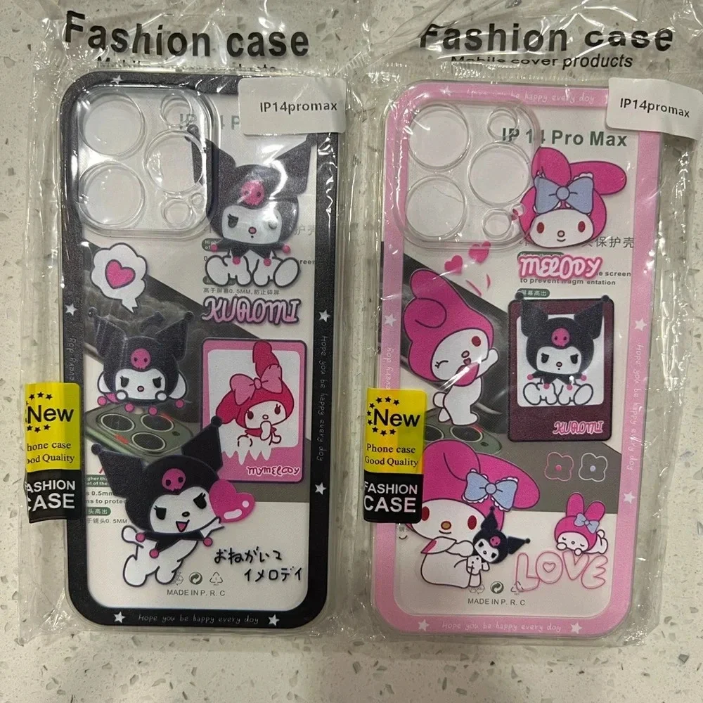 iPhone 14 Pro Max my melody and kuromi phone case set